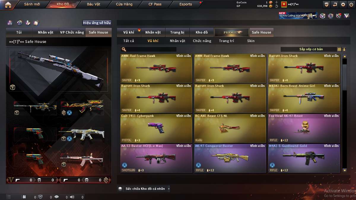 shop acc cf uy tin gia re